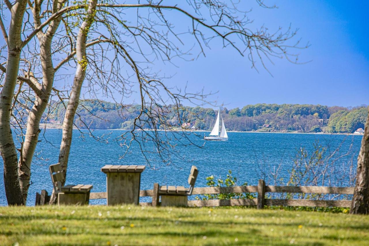 Fewo1846 - Sonne Und Meer - Kleines Studio-Apartment Mit Balkon Und Meerblick Glücksburg Eksteriør bilde