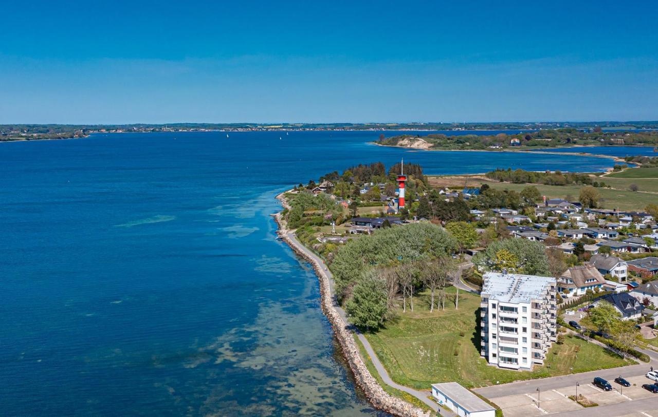 Fewo1846 - Sonne Und Meer - Kleines Studio-Apartment Mit Balkon Und Meerblick Glücksburg Eksteriør bilde