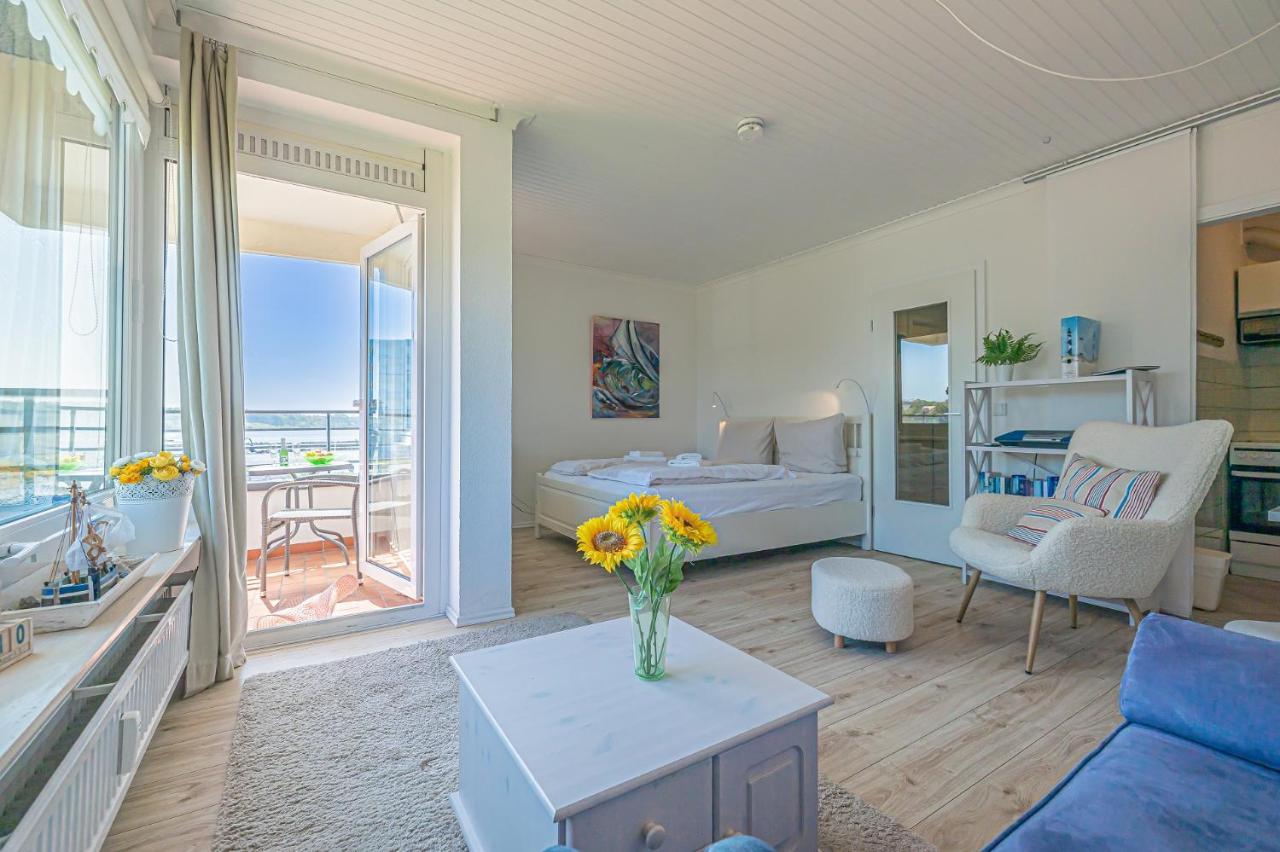 Fewo1846 - Sonne Und Meer - Kleines Studio-Apartment Mit Balkon Und Meerblick Glücksburg Eksteriør bilde